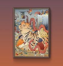 Lade das Bild in den Galerie-Viewer, Der langsame Tiger, der von der Haarbürstenschlange erzählen konnte, aus der Fotoedition "Flo, der Flummi und das Schnack", Martina Liebig